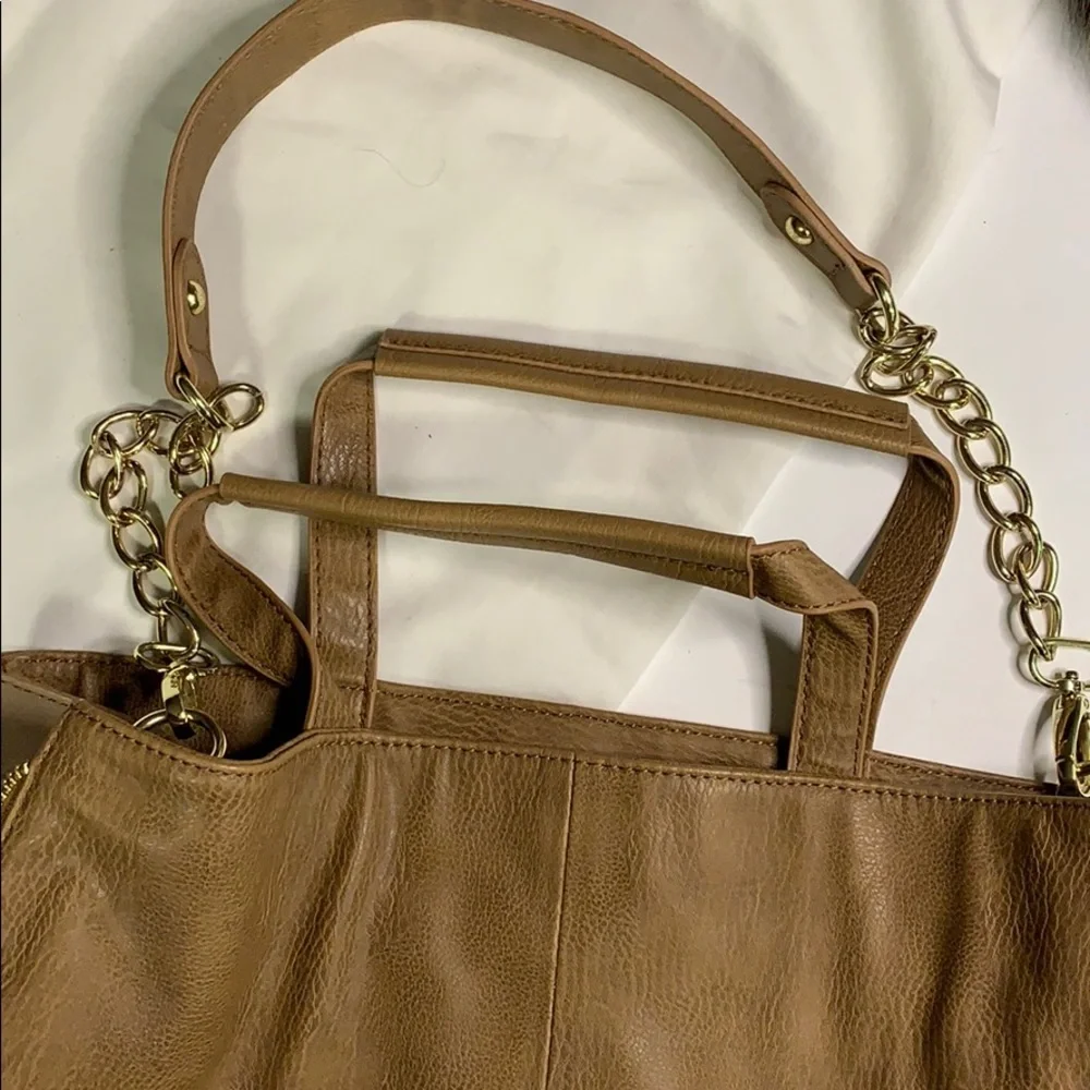 Steve Madden Stylish Tan Studded Women's Tote Bag